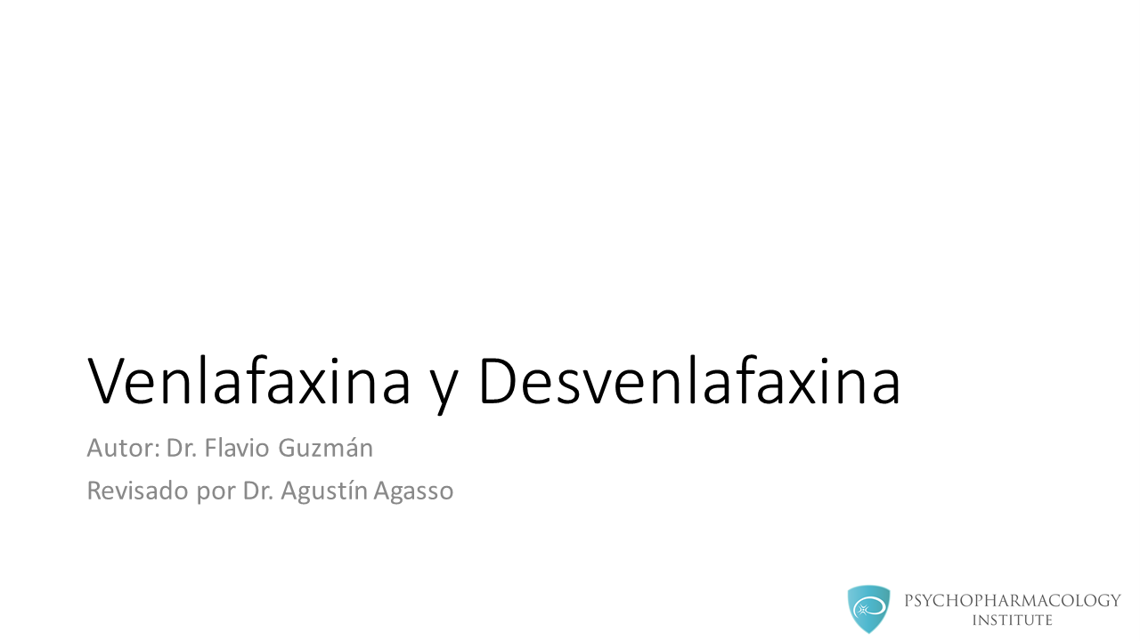 Venlafaxina y desvenlafaxina: similitudes y diferencias - Instituto de ...